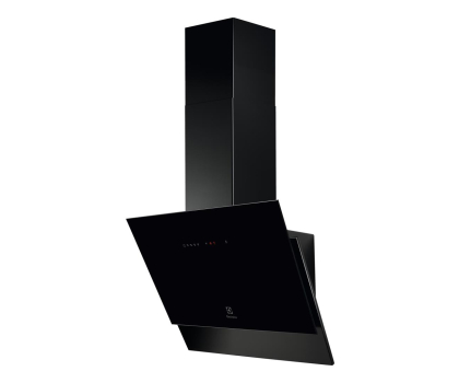 Okap kuchenny ELECTROLUX LFV416K Hob2Hood Breeze 800 Czarny 460m3/h 58dB Klasa C 60cm Sterowanie Dotykowe Na Szkle LED